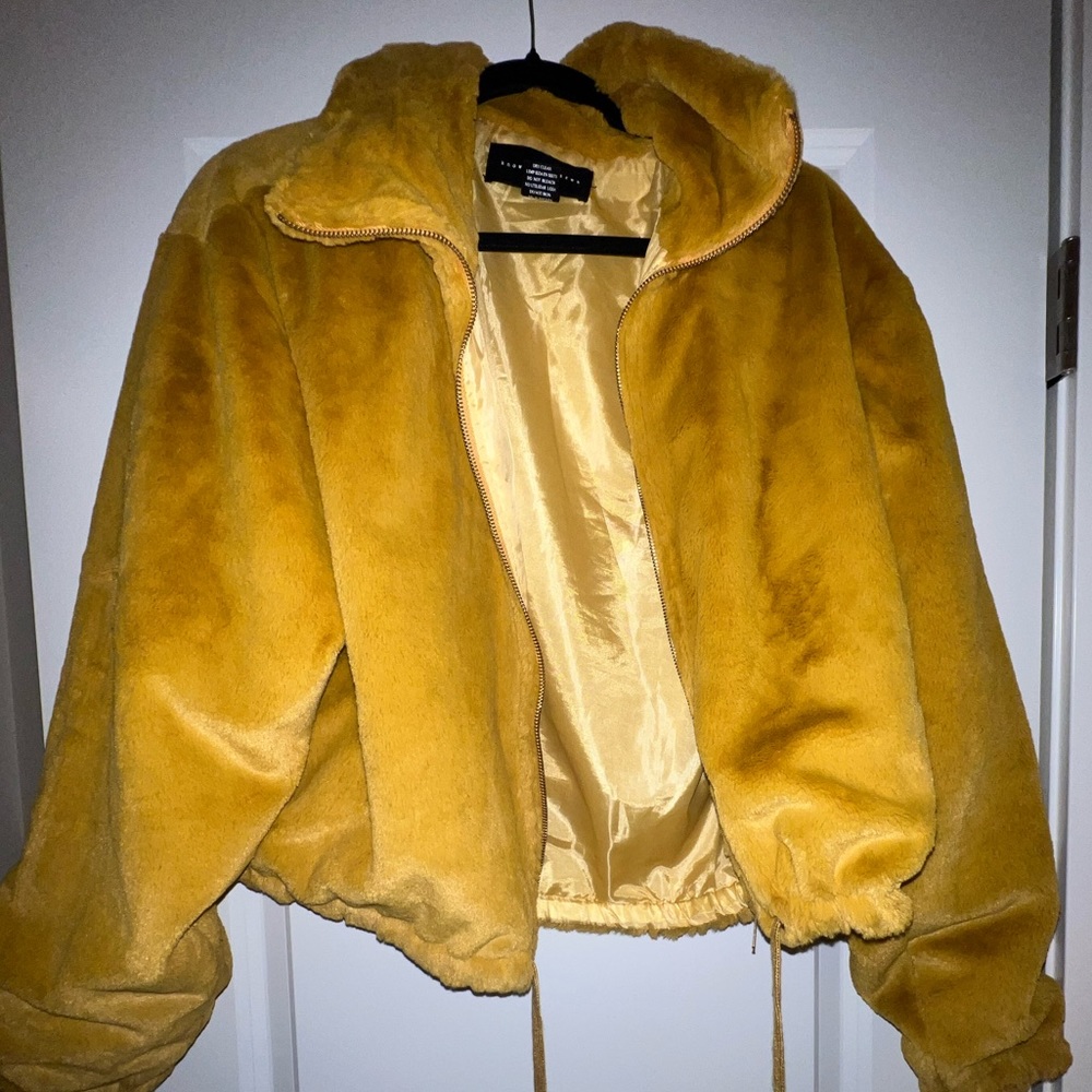 Know One Cares Faux Fur jacket